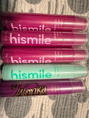 hismile Toothpaste Lot of 5 - Cherry, Coconut and Chocolate